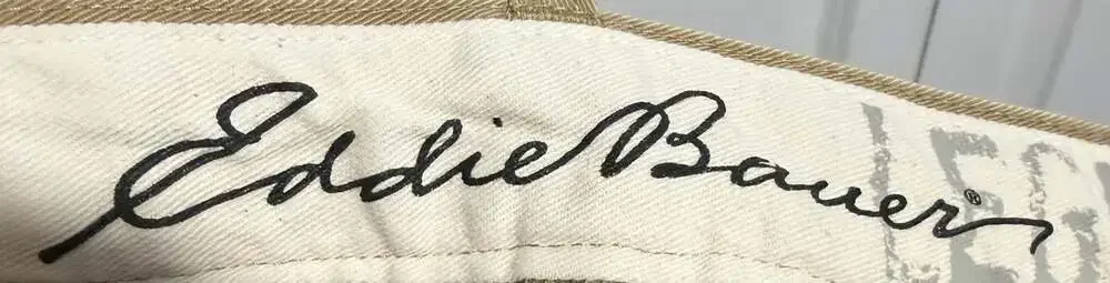 3x Eddie Bauer Men's Classic Fit Khaki Chino Pants Flat Front Cotton 44x36 Tall
